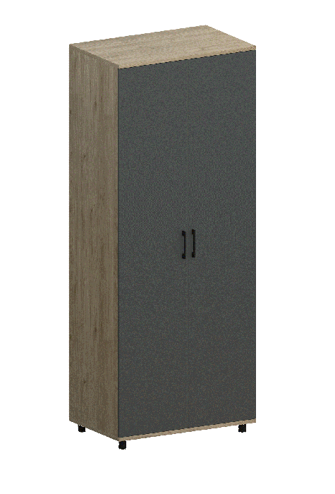 Шкафы двухстворчатые, Модульная система Грейс Шкаф ШК-5002  Гикори Джексон Светлый