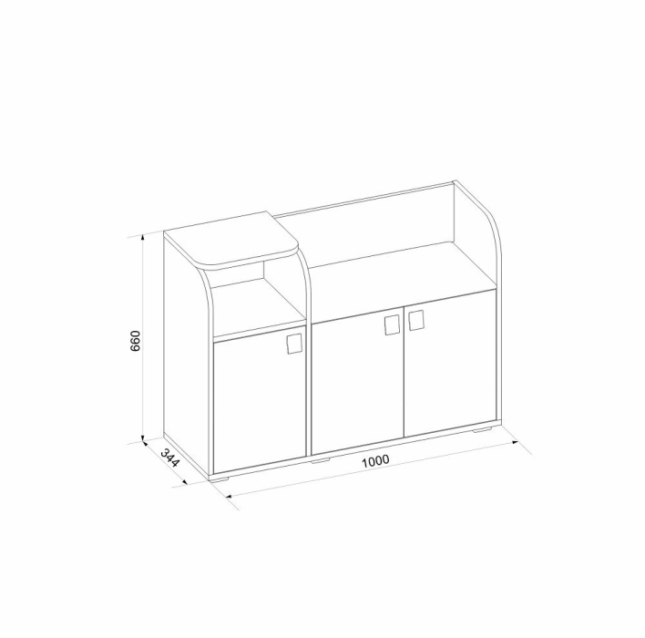 Обувницы, Тумба под обувь Викс-3 