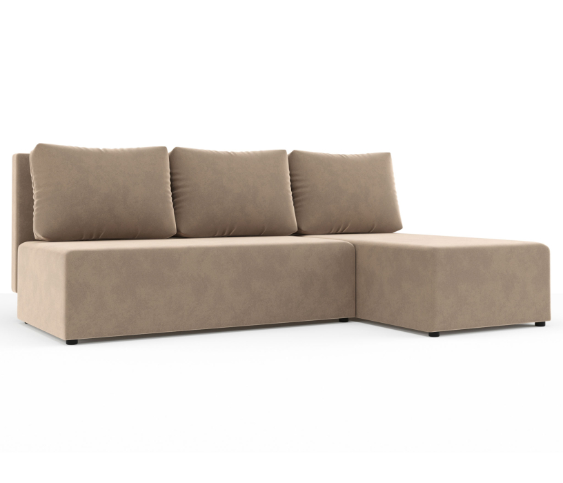 Диваны угловые в гостиную, Угловой диван-кровать Рим, велюр