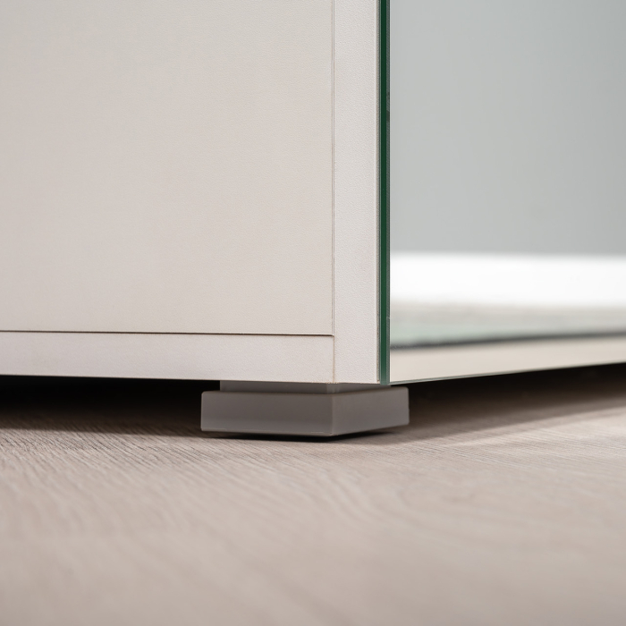 Прихожие, Шкаф для верхней одежды двери зеркало с обувницами и вешалками Октава