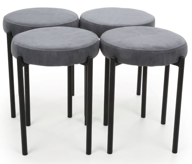 Табуреты, Табурет Канапе (комплект 4 шт), велюр