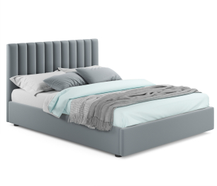 Мягкая кровать Olivia 1600 подъемная с матрасом АСТРА