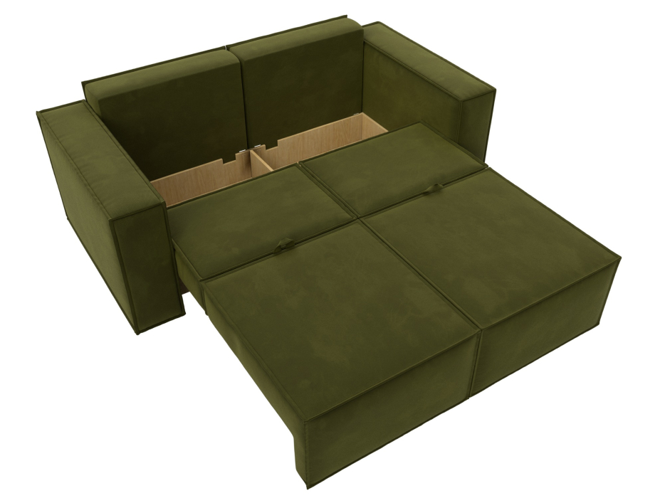 Диваны кровати со спальным местом, Диван прямой Куба мини, микровельвет