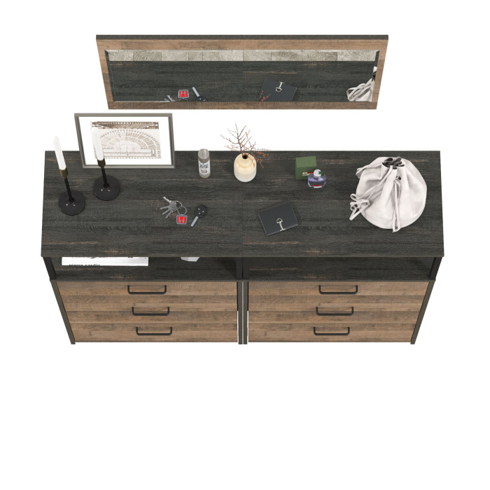 Прихожие, Два комода с ящиками Трувор 13.307.02 и зеркало