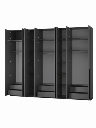 Шкаф распашной 8-ми дверный с антресолью София 2600х3200х520 мм