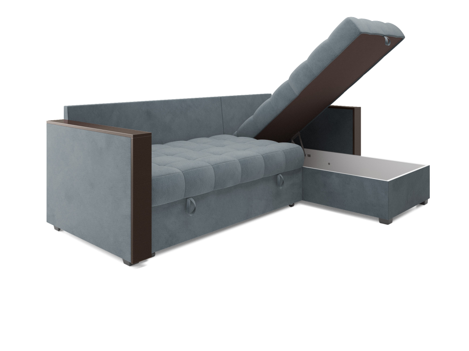 Диваны угловые в гостиную, Диван угловой Техас (Велюр)