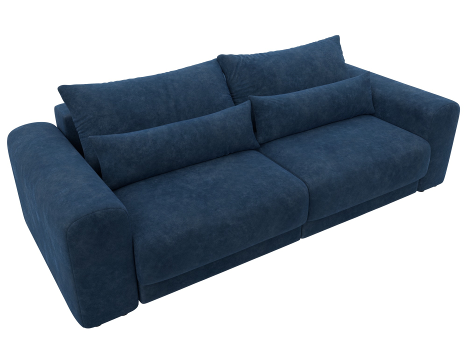 Диваны еврокнижки, Диван прямой Лига-056 НПБ, велюр BRUT