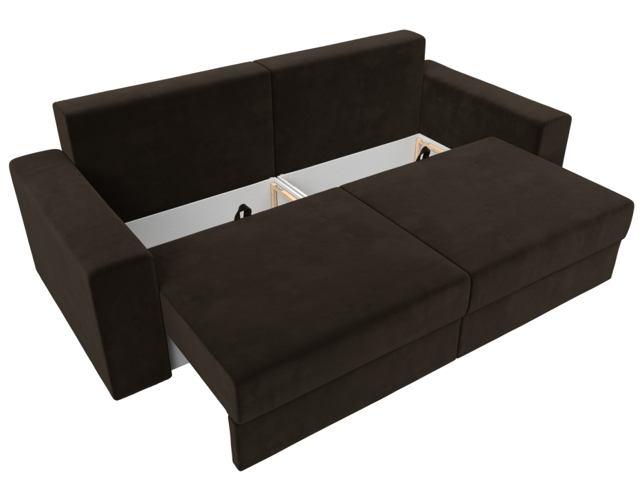 Диваны выкатные, Диван прямой Майами, микровельвет