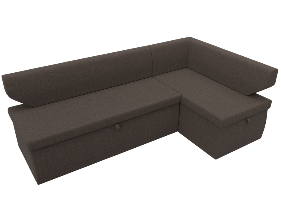 Кухонные уголки, Диван кухонный угловой Омура правый угол, рогожка Амур 