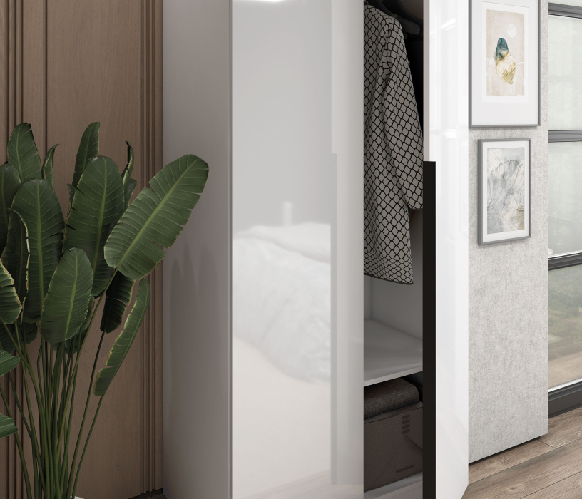 Шкафы, Шкаф 2-х дверный, 90 см Люкс