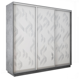 Шкаф-купе Экспресс 3-х дверный Фотопечать Ленты Стекла 240х60х220