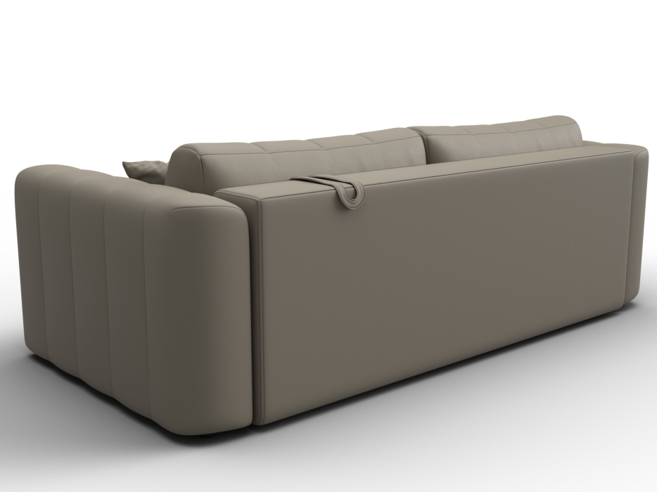 Диваны с ящиком для белья, Диван прямой Лига-062 НПБ, Экокожа GRIFON