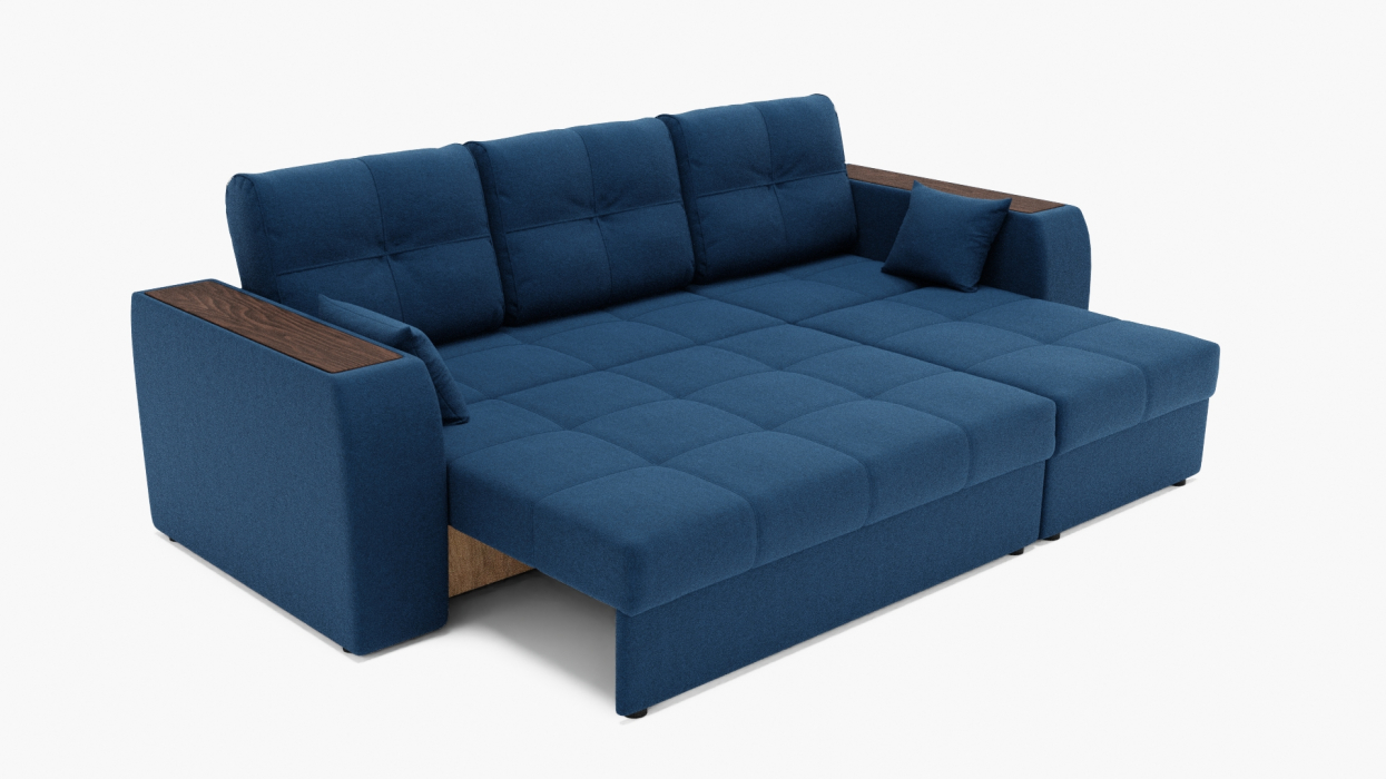 Диваны угловые в гостиную, Угловой диван Сенатор-2 ППУ, велюр