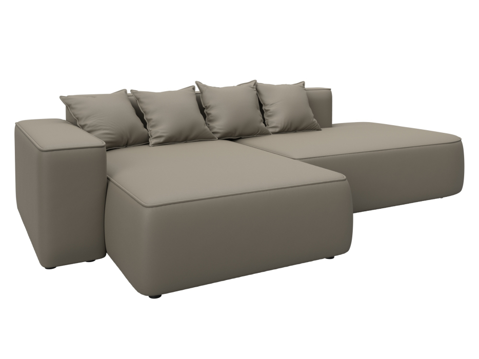 Диваны угловые в гостиную, Диван угловой Лига-065 угол левый, экокожа GRIFON