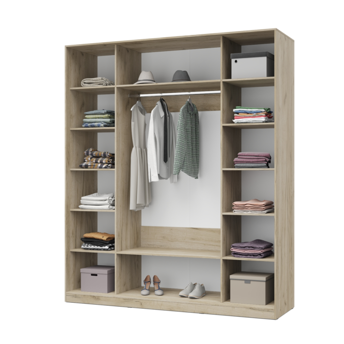 Шкафы-купе 3-х дверные, Шкаф-купе 3-дв  Роланд Р203  (в2360*ш2000*г590)