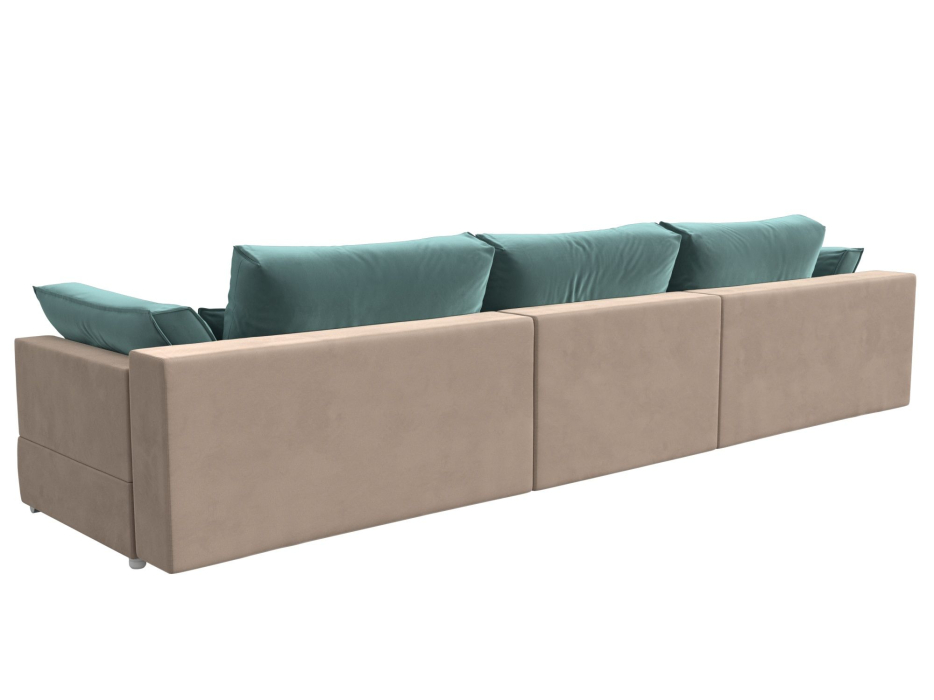 Диваны прямые кухонные, Прямой диван Пекин Long, велюр