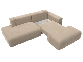 Диван угловой Лига-036 Модерн правый угол, велюр