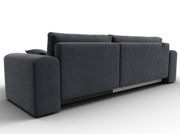 Диван угловой Лига-099 угол универсальный, велюр Vertical Slim