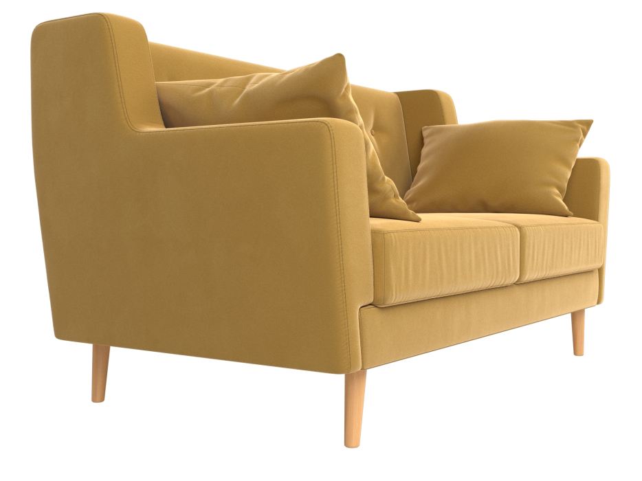 Диваны прямые кухонные, Прямой диван Брайтон 2, микровельвет