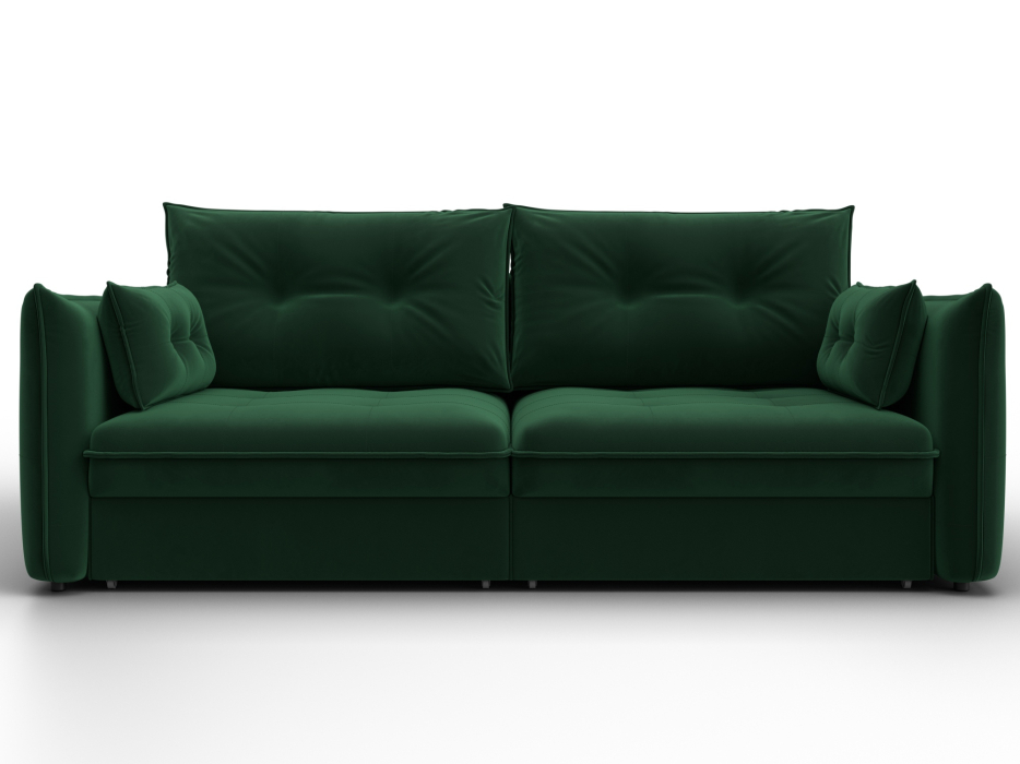 Диваны еврокнижки, Диван прямой Лига-100 НПБ, велюр SEVEN