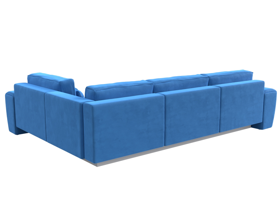 Диваны угловые в гостиную, Диван угловой Лига-008 Long правый, велюр