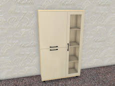 Шкафы распашные, Модульная система Грейс Шкаф ШК-5081  Ясень Асахи