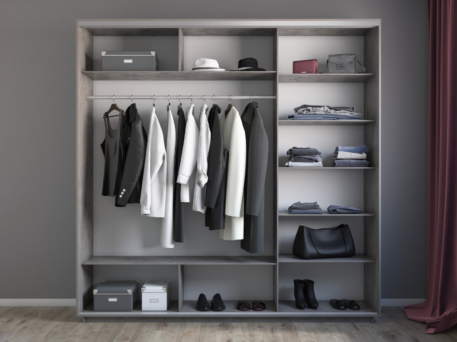 Шкафы-купе 3-х дверные, Шкаф-купе Экспресс 3-х дверный Фотопечать Калейдоскоп Стекла 180х60х240