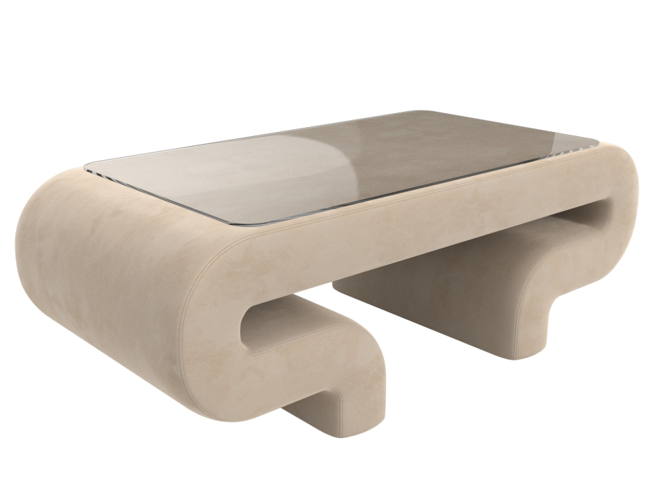 Журнальные столики, Стол Волна, велюр