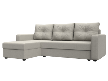 Диван угловой Ливерпуль Лайт левый угол, рогожка Амур