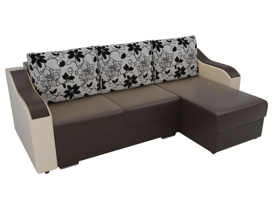 Диваны угловые в гостиную, Диван угловой Монако,эко- кожа,правый угол