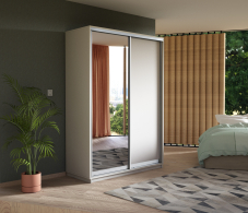 Шкафы-купе, Шкаф-купе Экспресс Медиум дуо 2200 x 1600 x 600