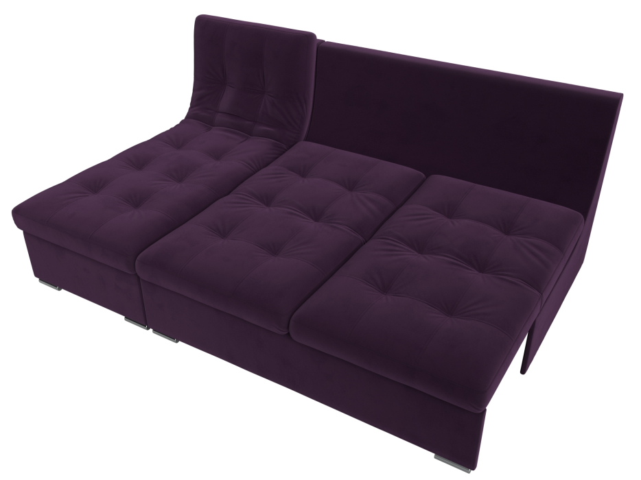 Диваны угловые в гостиную, Угловой диван Релакс угол правый, велюр