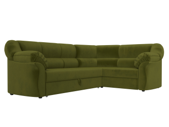 Диван угловой Карнелла правый угол, микровельвет