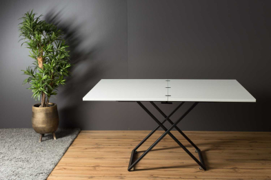 Стол трансформер Compact (черные опоры)