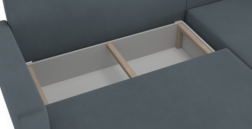 Угловой диван Каир Lux 2 универсальный велюр