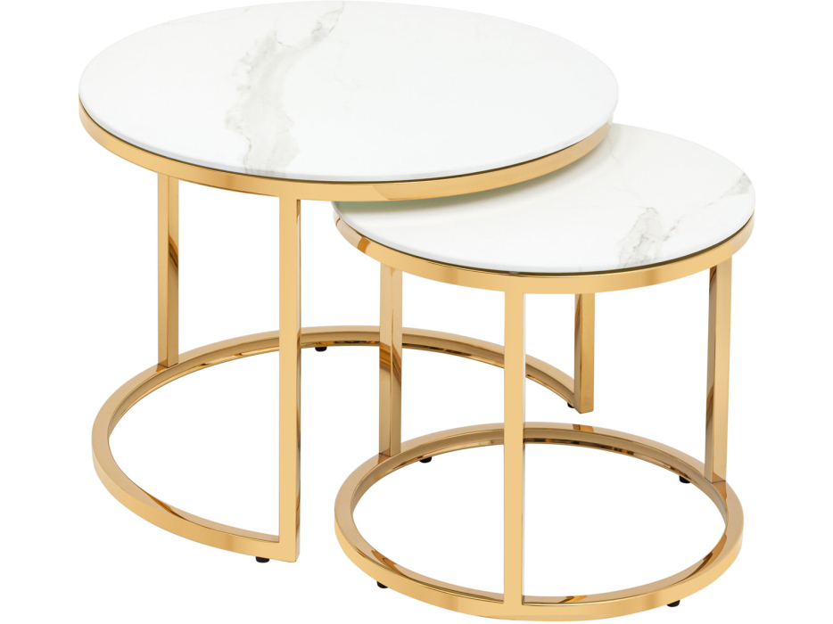 Журнальные столики, Набор журнальных столиков STOOL GROUP Селена 60 и 45 см