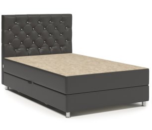 Кровать тахта Шармэль Люкс 140 с подъемным механизмом, замша / экокожа