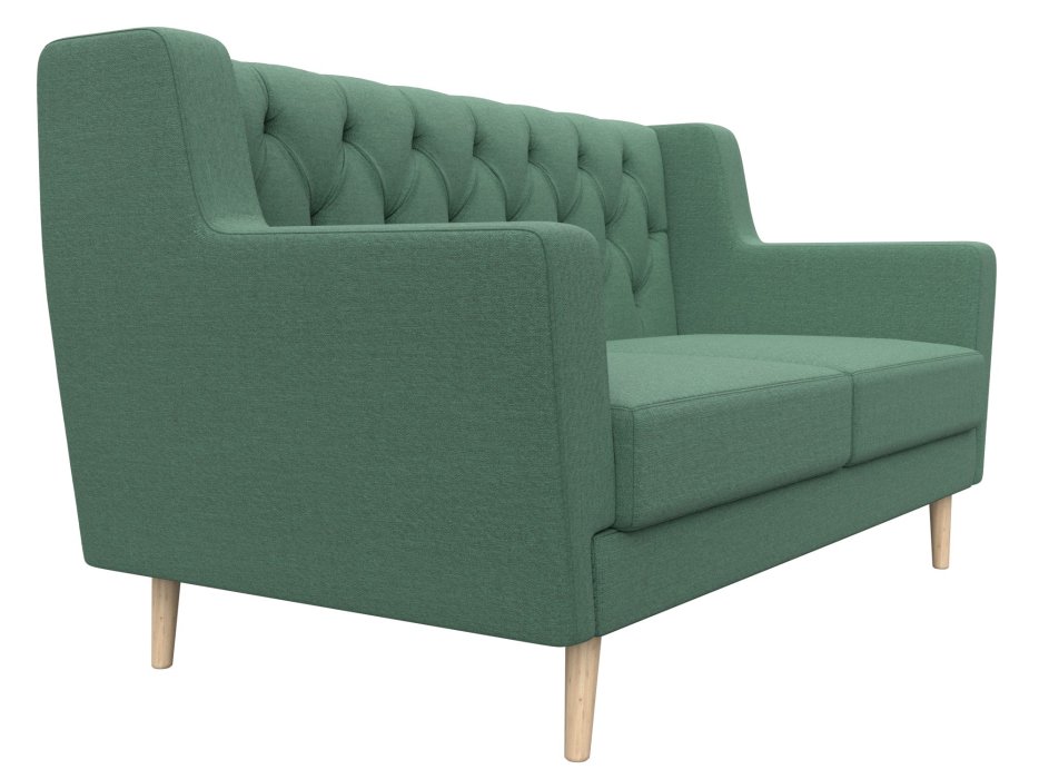 Диваны прямые кухонные, Диван кухонный прямой Брайтон 2 Люкс, рогожка Амур