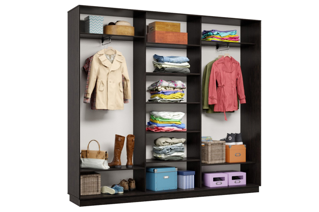 Шкафы-купе 3-х дверные, Шкаф-купе Премьер Лайт 55 (01;01;01) трехдверный