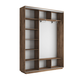 Шкаф-купе Экспресс 3-х дверный Фотопечать Ленты Стекла 210х45х220