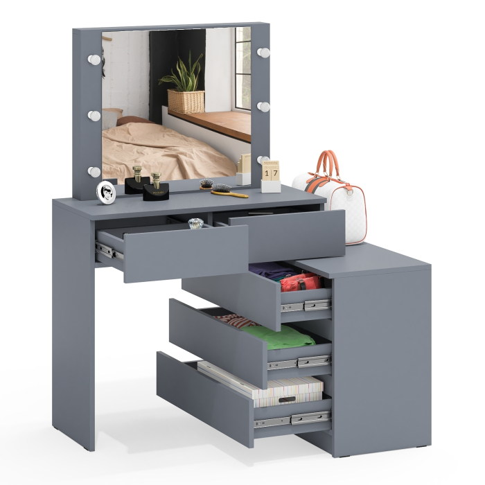 С зеркалом, Туалетный столик с подсветкой 110