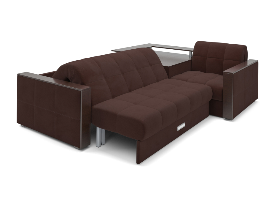 Диваны угловые в гостиную, Диван угловой Прага (Велюр)