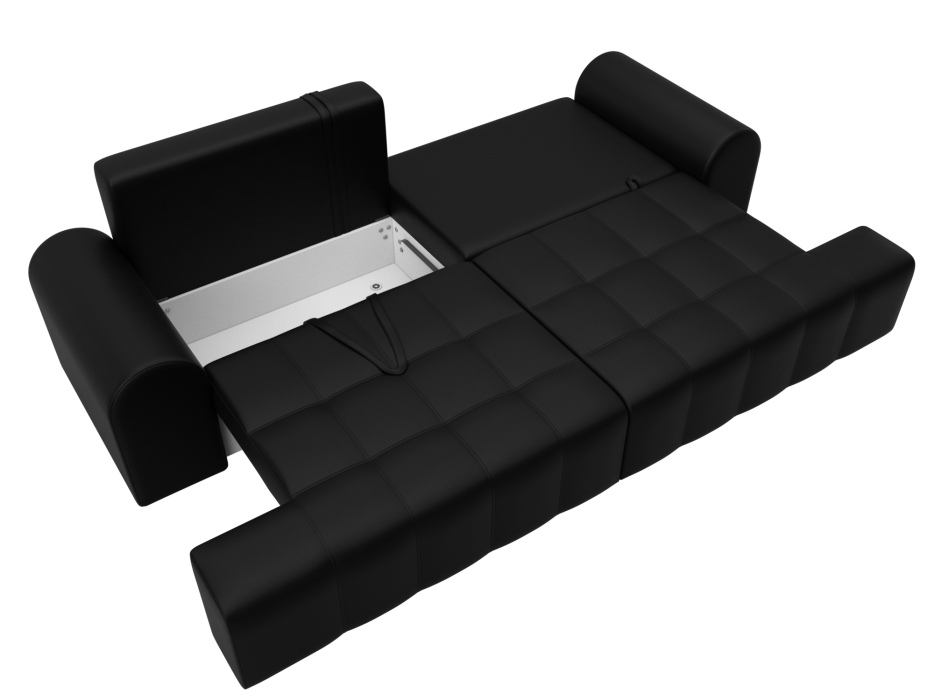 Диваны еврокнижки, Диван прямой Лига-080, экокожа GRIFON