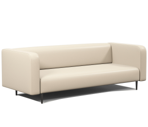 Диван офисный 3-х местный Акцент, экокожа