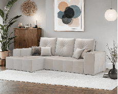 Диваны угловые в гостиную, Диван угловой Монреаль Левый угол (Бархат)