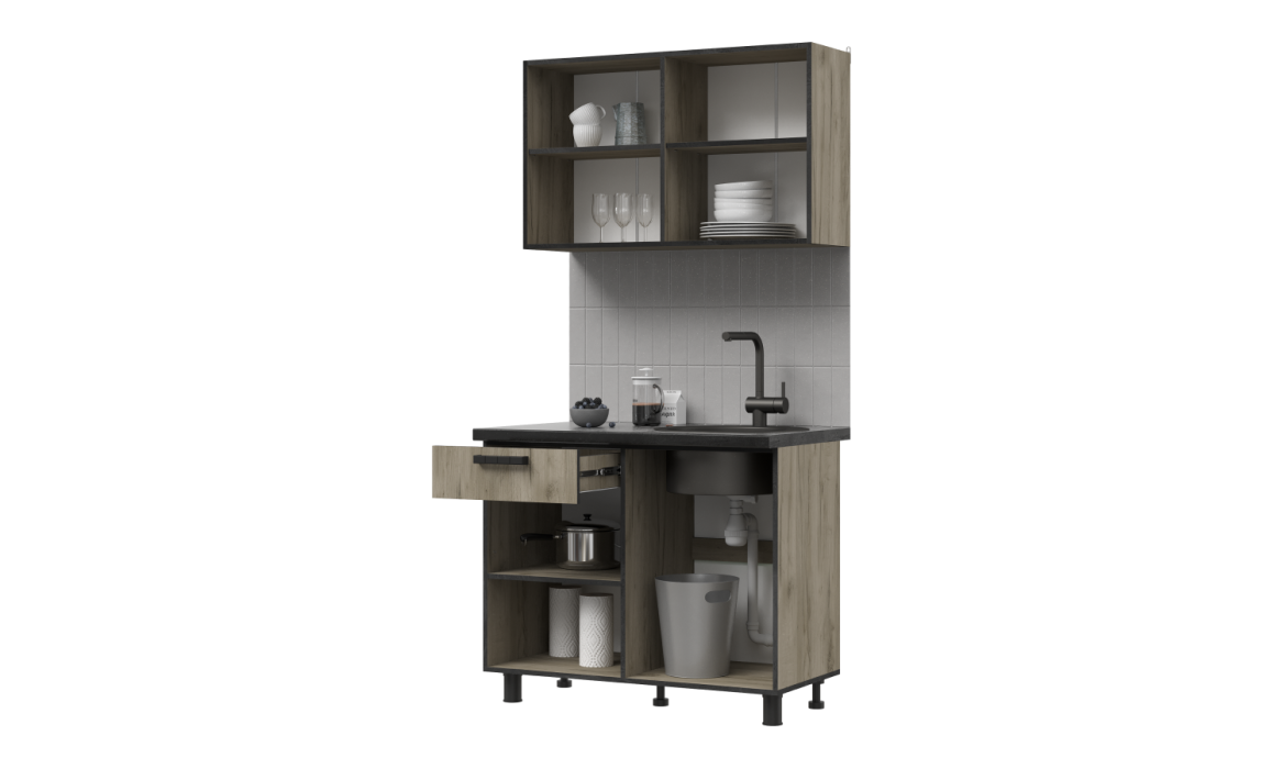 Кухонные гарнитуры, Кухня Эдинбург ЛДСП 1.0