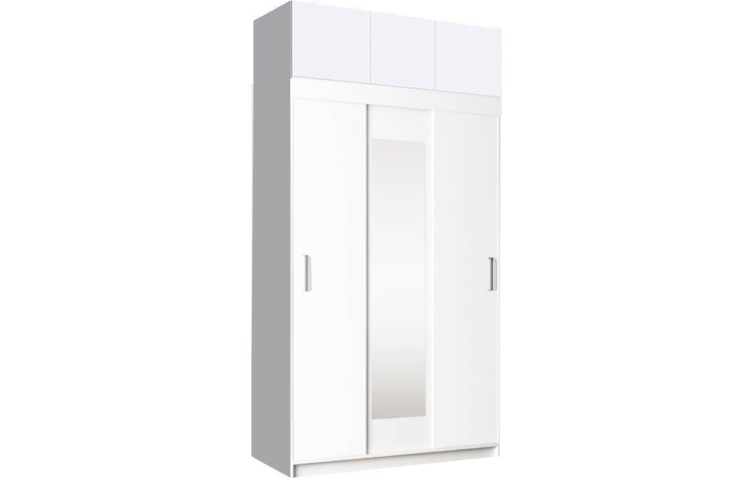 Шкафы-купе 3-х дверные, Шкаф-купе с антресолью Бася