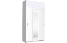 Шкафы-купе 3-х дверные, Шкаф-купе с антресолью Бася