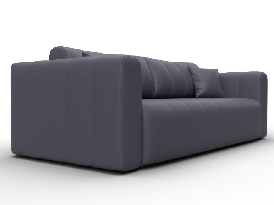 Диваны с ящиком для белья, Диван прямой Лига-062 НПБ, Экокожа GRIFON