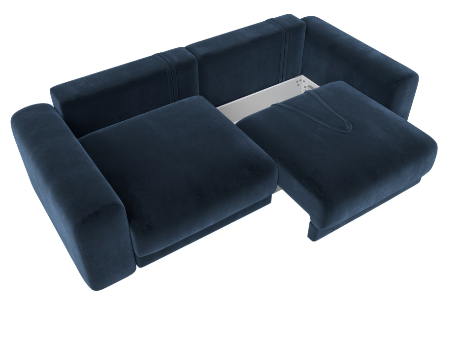 Диваны еврокнижки, Диван прямой Лига-056 НПБ, велюр TOWER